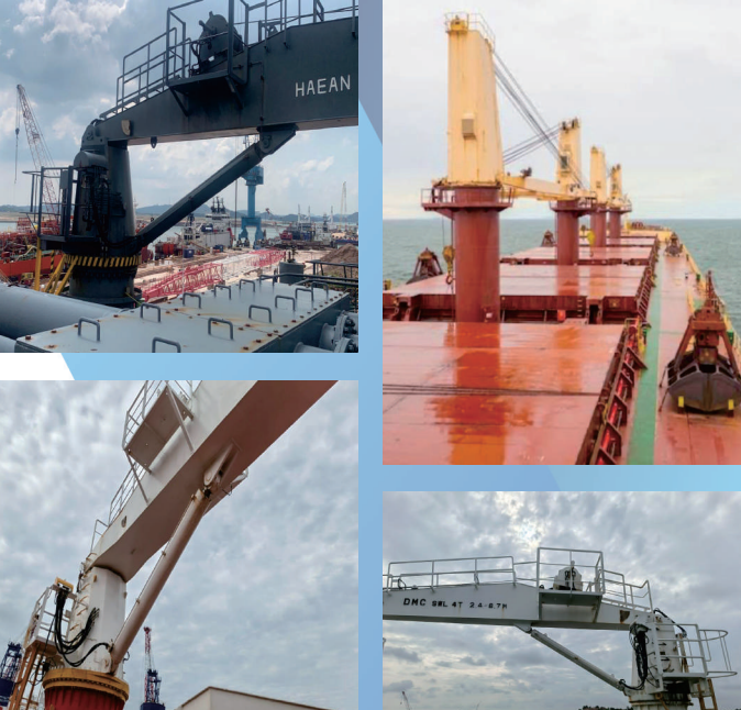 Integrated Servicing of Cargo Cranes and Lifeboat Davits